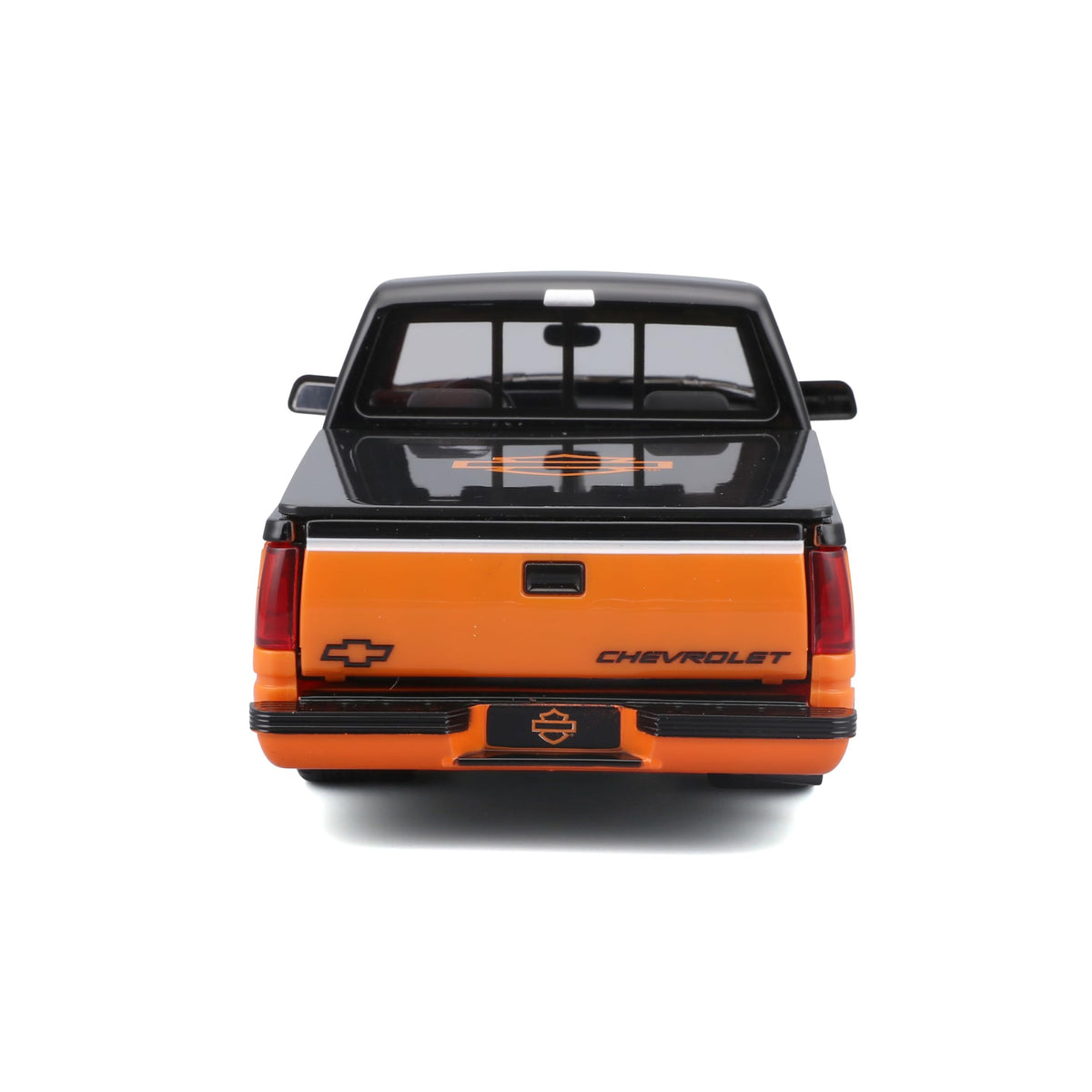 Maisto Harley-Davidson Custom 1993 Chevy Pickup hood open reveals engine bay realism