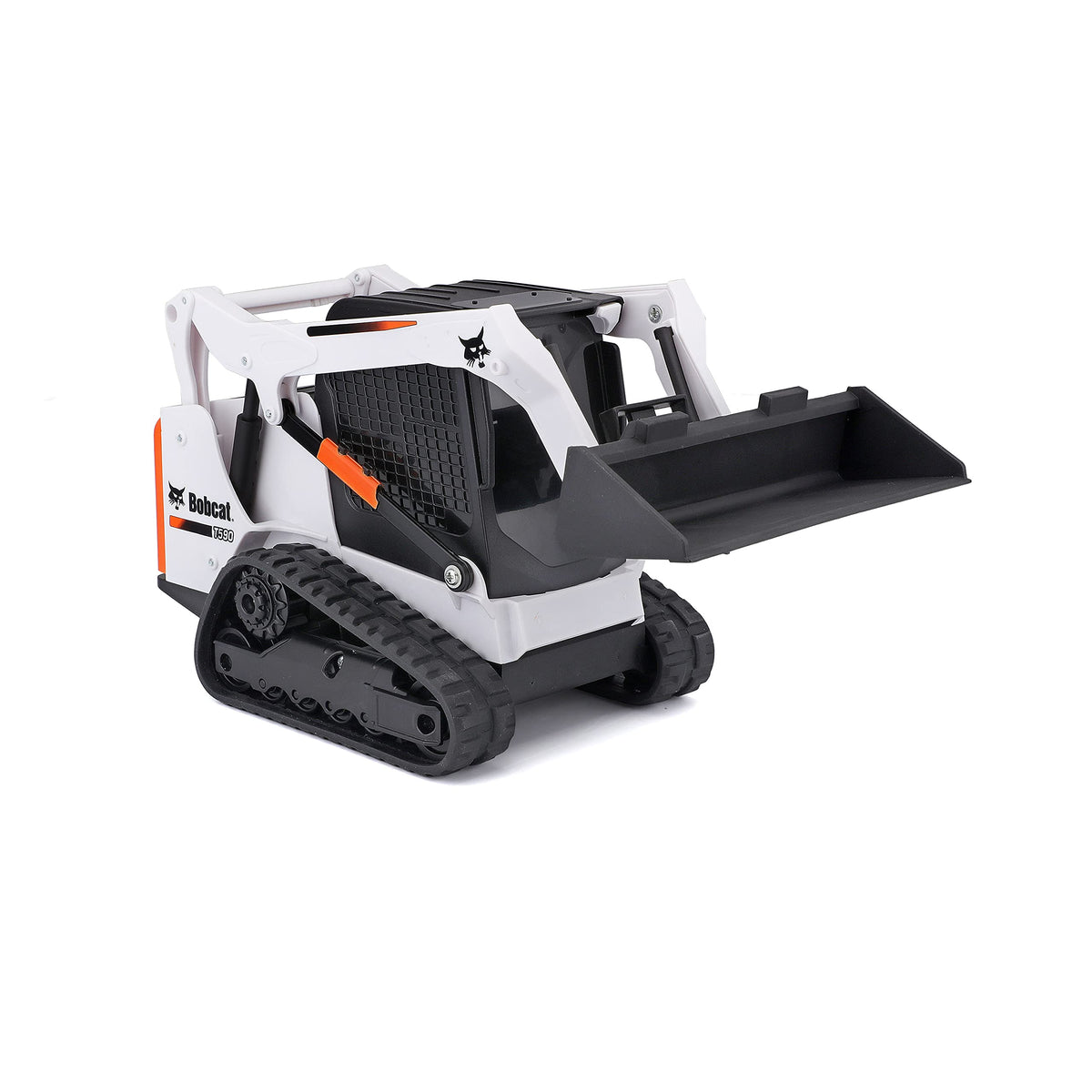 Maisto Tech RC Bobcat T590 side view, realistic angles for display