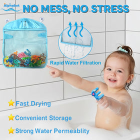 MaiTrekz versatile silicone bath toys gripping smooth surfaces for baths, travel, and dining.