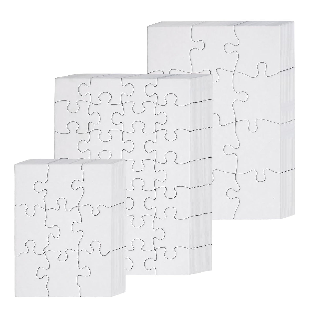 Maitys blank puzzle 9-piece set ready for personalized coloring projects