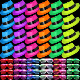 Maitys neon flashing glasses brighten the dance floor with multicolor LEDs