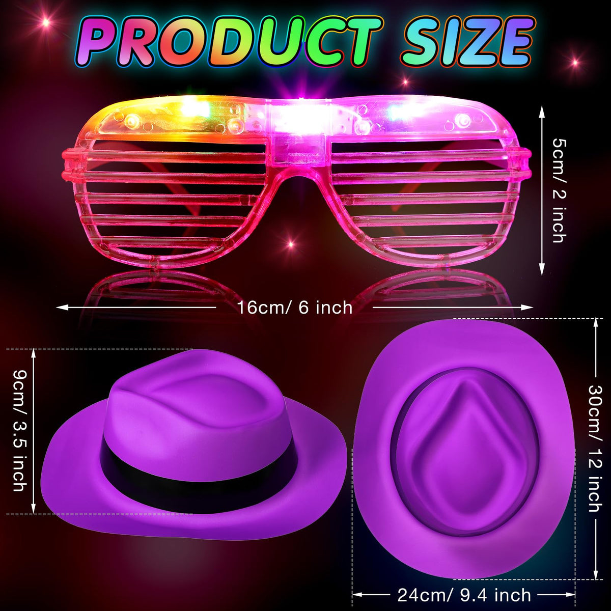 Maitys neon party hats in six colors add retro charm to gatherings