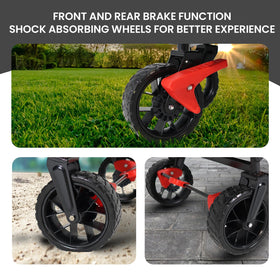 MAIZOA Wagon's 360-degree front wheels ensure smooth steering.