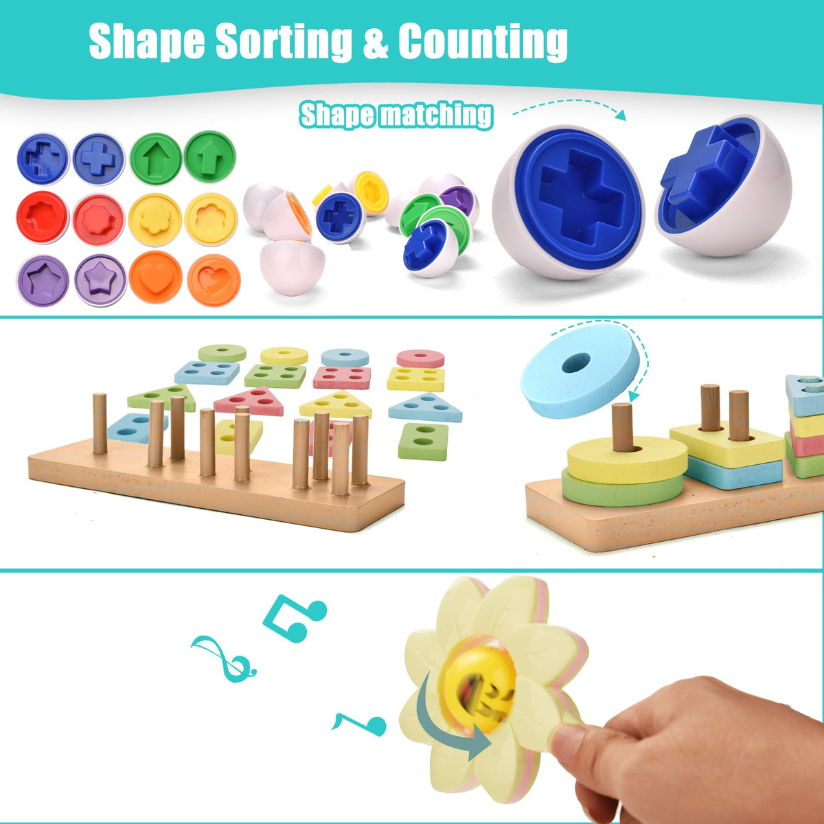 Majabike 9in1 remote teething toy for safe chewing and soothing