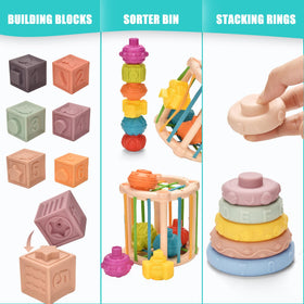 Majabike 9in1 shaker rattle for sound and motion in play