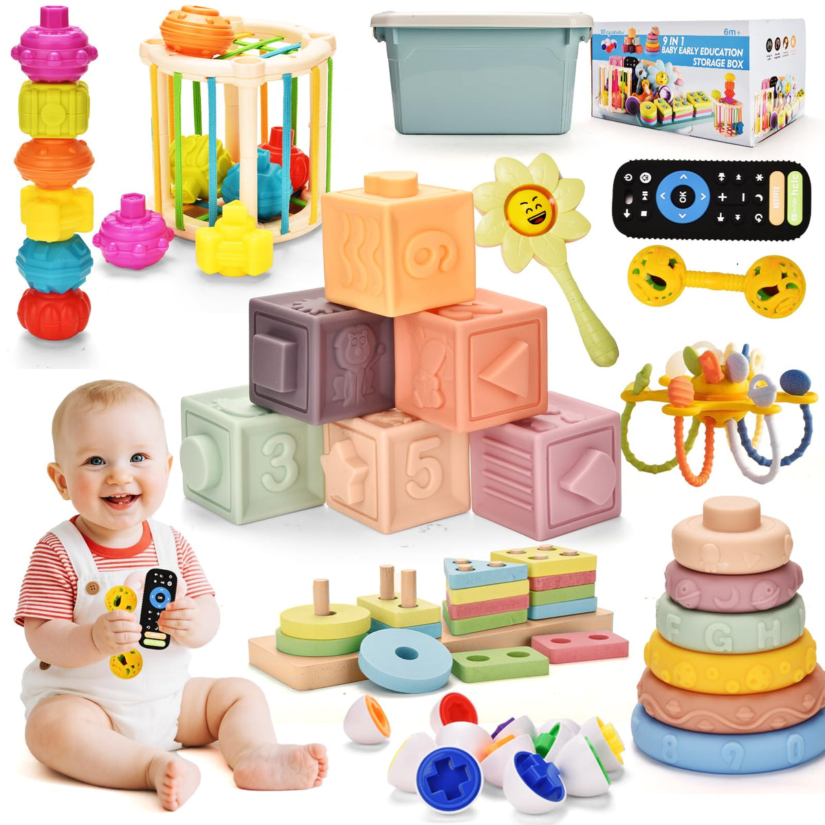 Majabike 9in1 storage bin for organized toy storage