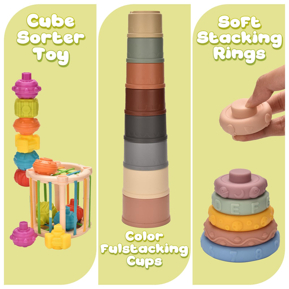 Majabike colorful matching eggs boost sorting skills and tactile exploration.