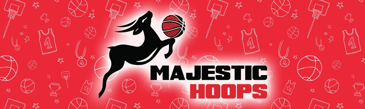 Majestic Hoops included mini-ball and pump for complete play.