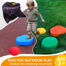 Makarci stones are stackable and lightweight for easy transport and cleanup.