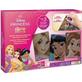 Make It Real Disney Princess Dot Art Set Jasmine poster reveal for calm, screen-free creativity.