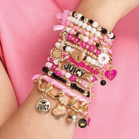 Make It Real Juicy Couture satin cords in three colors for versatile designs.