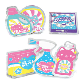 Make It Real Purr-Fect Wash N Bead Bracelets five-bracelets-layout showcases variety