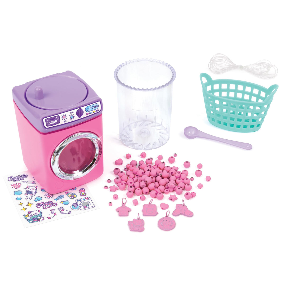 Make It Real Purr-Fect Wash N Bead Bracelets sticker-sheet-closeup inspires customization