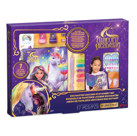 Make It Real Unicorn Academy spiral pouch journal for creative journaling and doodling