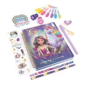 Make It Real Unicorn Academy sticker sheet adds whimsy to notebooks and crafts