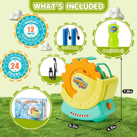 MAKE KIDS SMILE BUBBLE FUN non-toxic-bubble-solution for worry-free play.