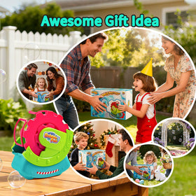 Perfect for weddings and parties with magical bubble moments.