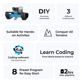 Makeblock mBot Ranger nervous-bird self-balancing focuses on coordination development.