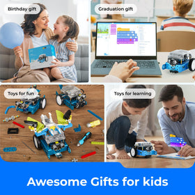 Makeblock mBot open-source modules and LEGO compatibility showcased