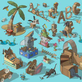 Makedo Explore assembly-ideas board highlights quick-start projects for beginners