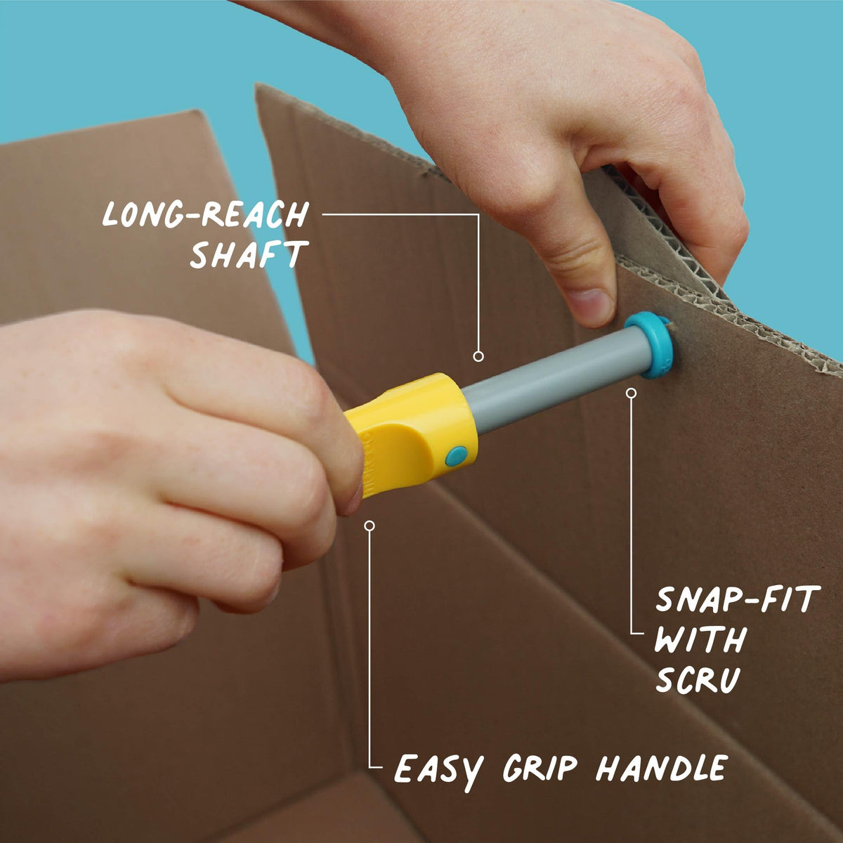 Makedo Explore child-building activity captured mid construction with cardboard parts