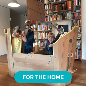 Makedo Explore reusable-materials in action, supporting sustainable crafting
