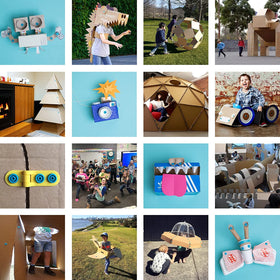 Makedo Explore storage-container keeps pieces organized for quick setups