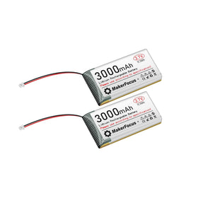 MakerFocus 2pcs 1S LiPo battery with protection board for ESP32 projects