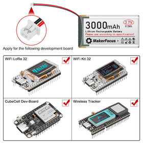 MakerFocus JST 1.25 plug connectors for easy ESP32 wiring