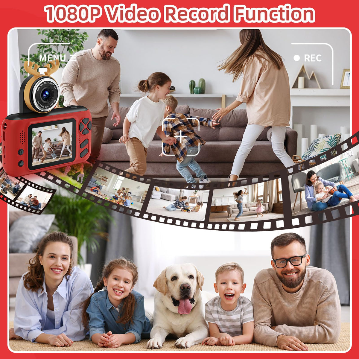 Makolle records 1080P video for vivid memories kids can relive.