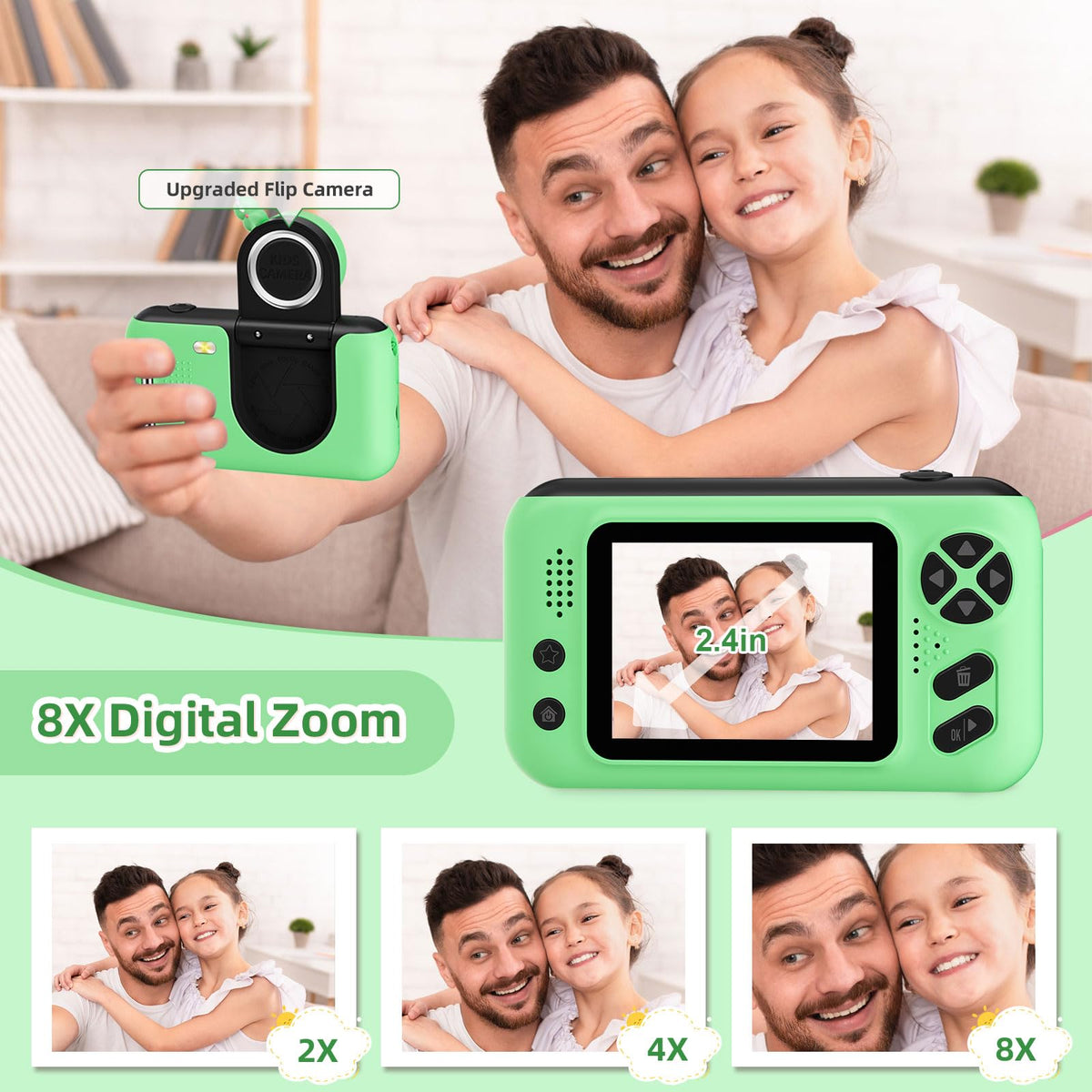 Makolle camera includes a 32GB SD card for thousands of photos