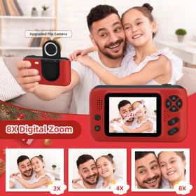 Makolle camera includes a 32GB SD card for storing photos and videos.