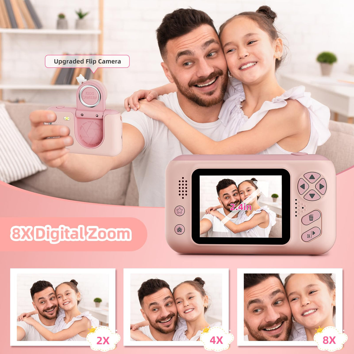 Makolle Kids Camera durable body for active children.