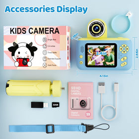 Makolle Kids Camera with stickers and frames sparks storytelling.