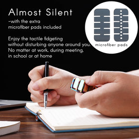 MAKWEN desk-friendly fidget slider sits on a workspace for focus breaks.