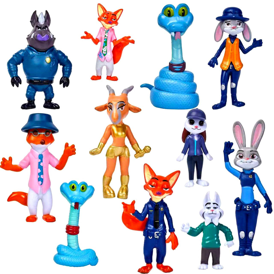 MALABALA Zootopia 2 bunny figurine for imaginative play and storytelling.