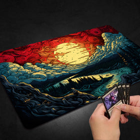 Malqiqi playmat provides stable surface for card handling