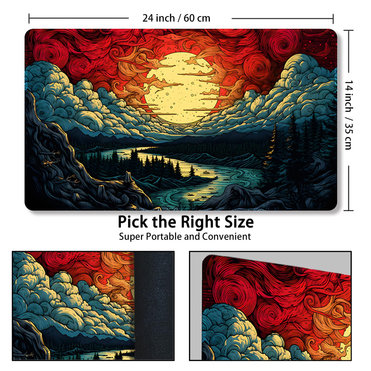Malqiqi playmat with storage bag for easy transport