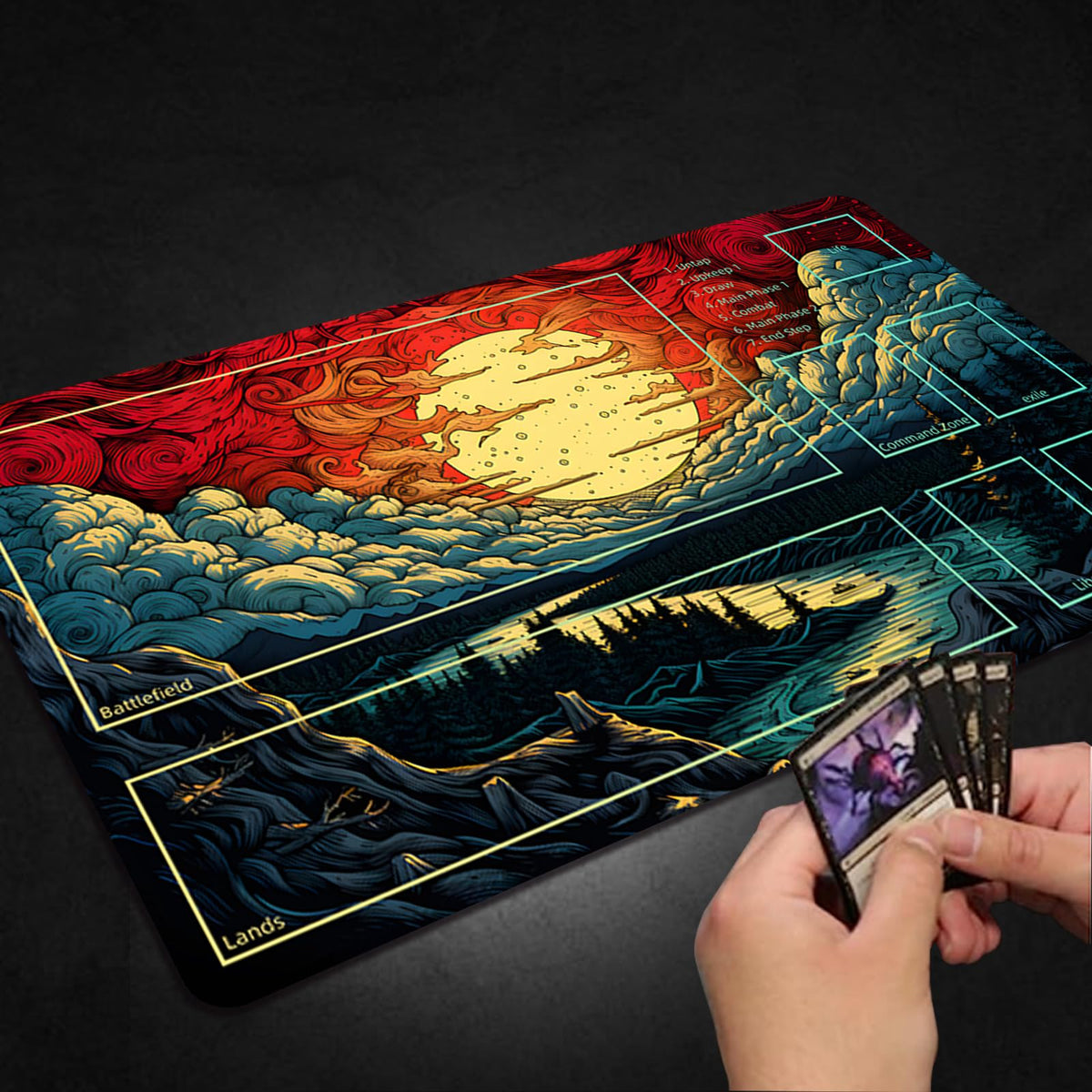 Malqiqi travel-ready roll-up mat fits anywhere.
