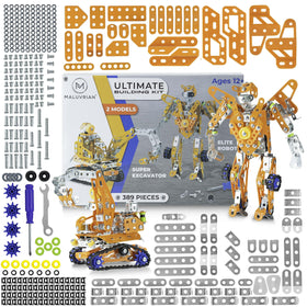 MALUVRIAN erector robot parts for hands-on learning and creative play.