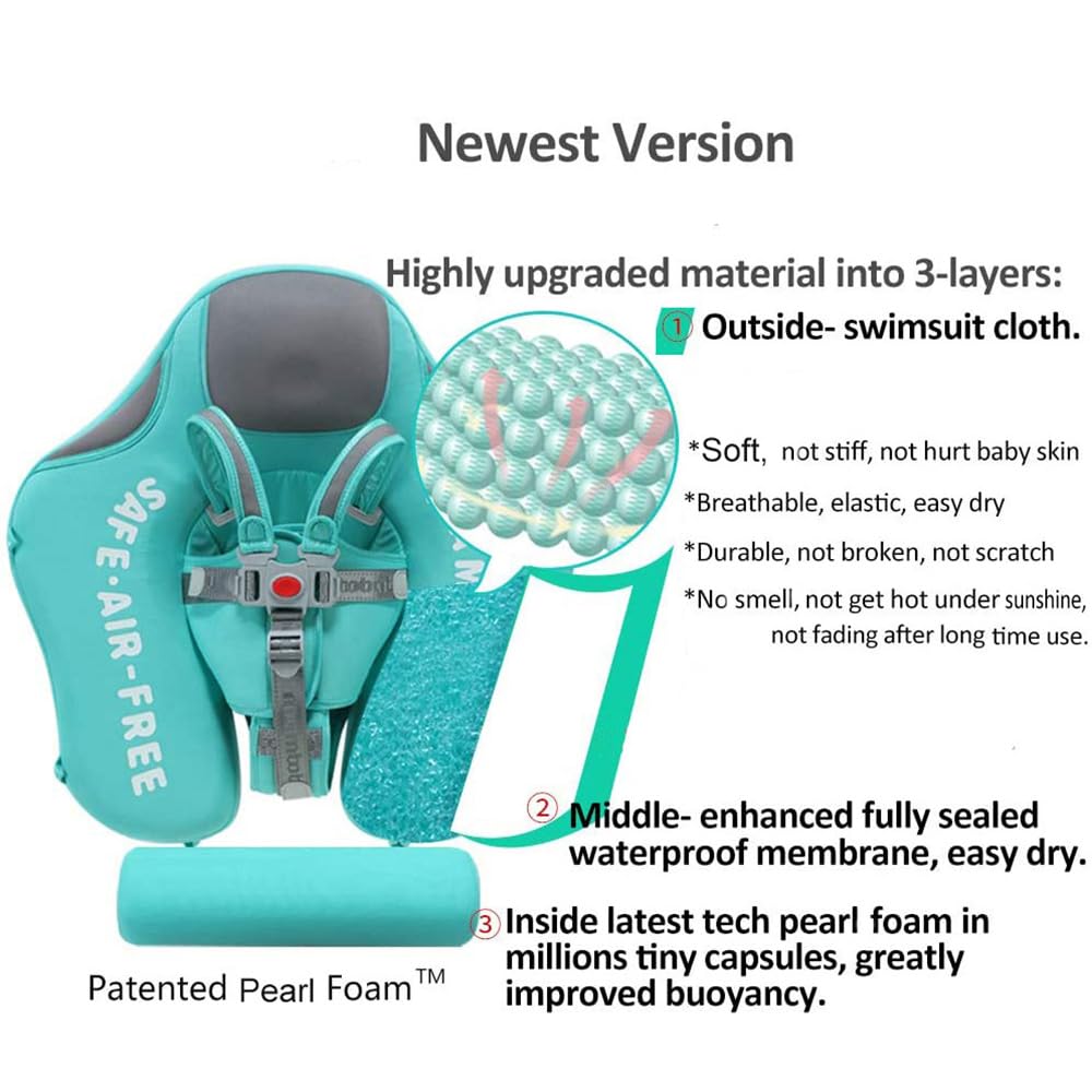 Mambobaby float backrest lounge supports comfortable resting during water play.
