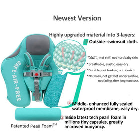 Mambobaby float backrest lounge supports comfortable resting during water play.