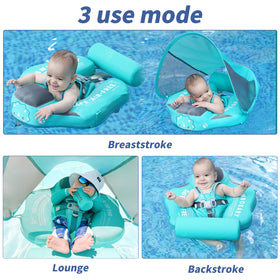 Mambobaby float detachable tail for stability and balance in water