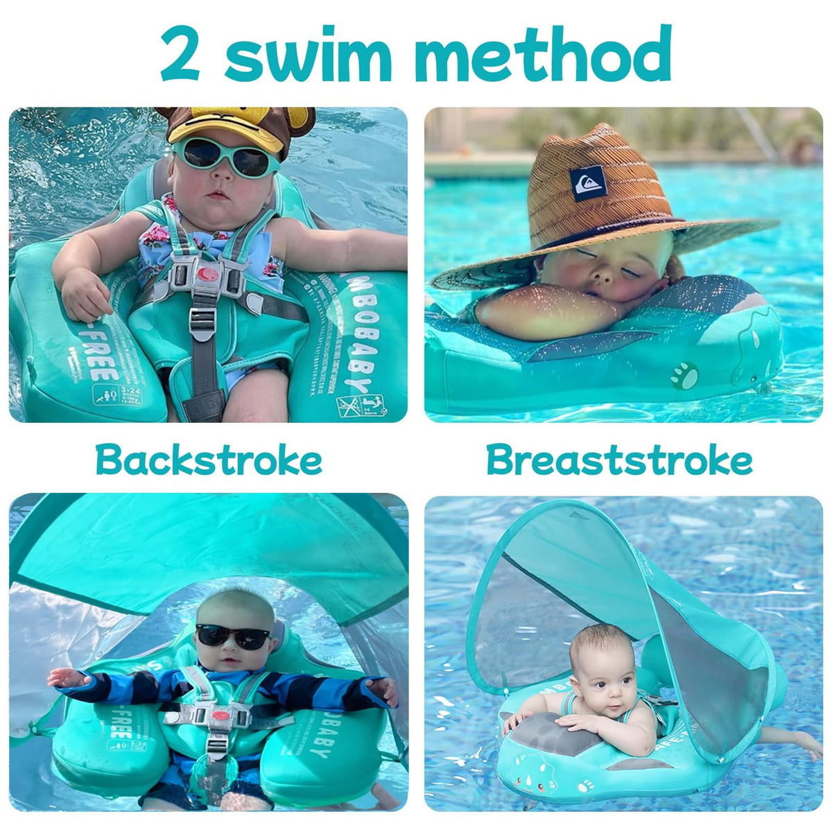 Mambobaby float pearl foam core for leak-free, secure use.