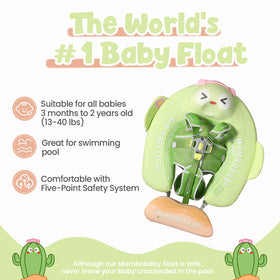 MambobabyFloat back-floating position supports newborns for calm water time.