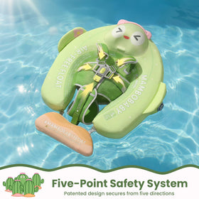 MambobabyFloat detachable footrest enhances stability and comfort in water.