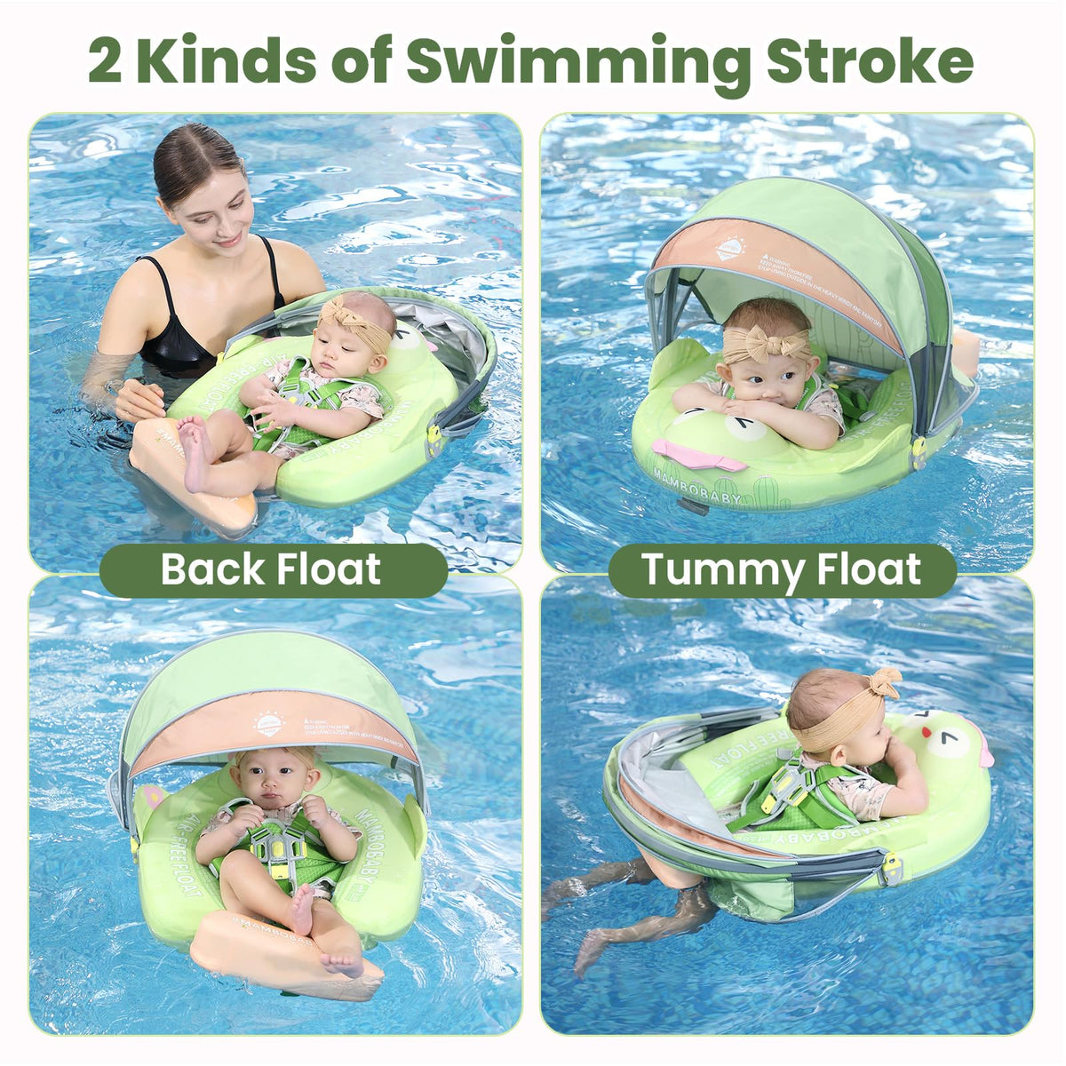MambobabyFloat pearl-foam core provides buoyancy without relying on air.