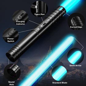 MAMXUAN lightsaber color selector with 20 colors to match characters.