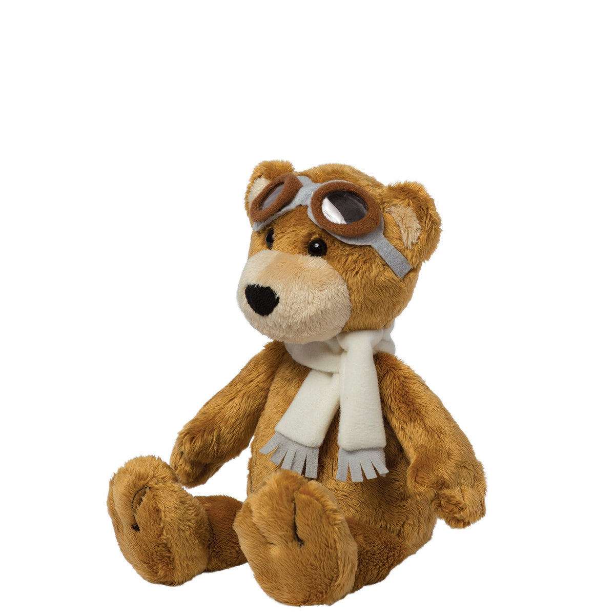 Manhattan Toy Aviator Teddy Bear in a play scene sparks storytelling.