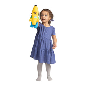 Manhattan Toy Banana Guy plush is durably constructed to withstand years of imaginative play.